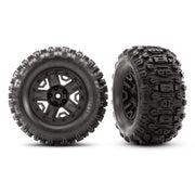 Traxxas 6792 - Sledgehammer tires & black 2.8" wheels assembled (2) - Hobby City NZ
