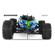 Traxxas 6792 - Sledgehammer tires & black 2.8" wheels assembled (2) - Hobby City NZ