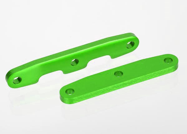 Traxxas 6823G - Bulkhead tie bars front & rear aluminum (green-anodized)