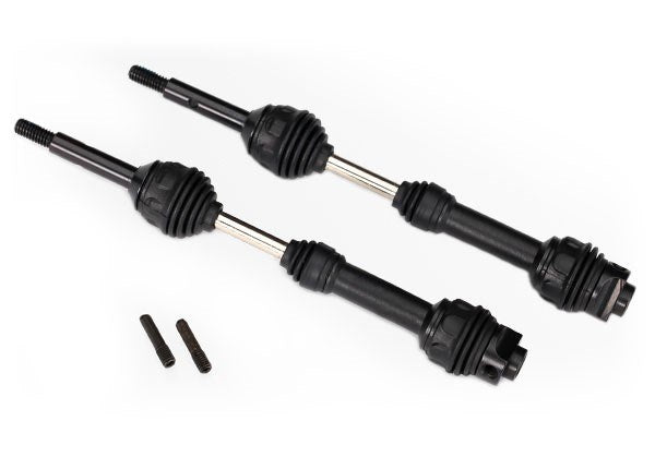 Traxxas 6852R - 2X Driveshafts Rear Steel-Spline Constant-Velocity (7540682129645)