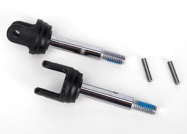 Traxxas 6853X - Stub Axles Rear Heavy Duty (2)/Pins (2) (7540682260717)