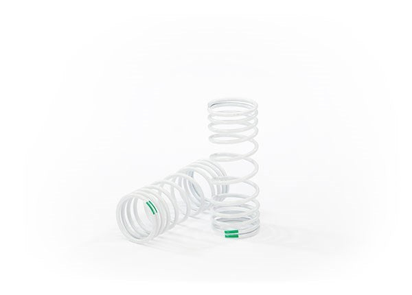 Traxxas 6862 - Springs Front (Progressive -10% Rate Green) (2) (8827953250541)
