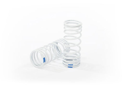Traxxas 6864 - Springs Front (Progressive +20% Rate Blue) (2) - Hobby City NZ