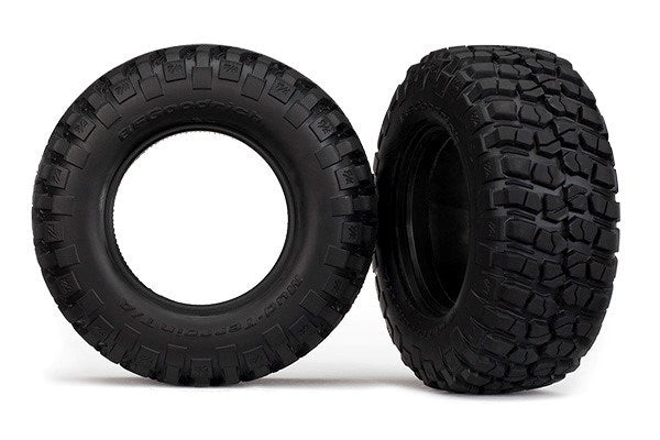 Traxxas 6871 - Tires BFGoodrich Mud-Terrain T/A KM2 (dual profile 4.3x1.7- 2.2/3.0") (2)/ foam inserts (2) (7647759401197)