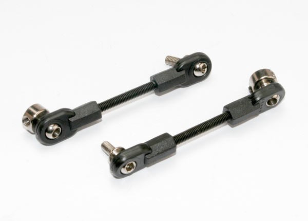 Traxxas 6897 - Linkage rear sway bar (2) (assembled with rod ends hollow balls and ball studs) - Hobby City NZ