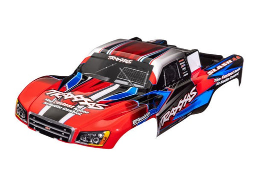 Traxxas 6928R Body Slash red & blue - Hobby City NZ
