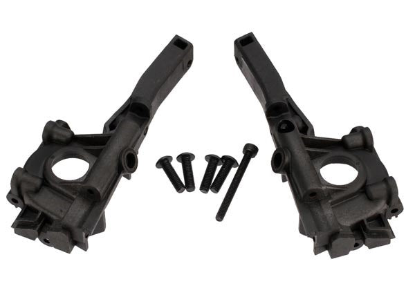 Traxxas 7030X - Bulkhead front (left & right halves)/ 3x10mm BCS (4)/ 2.5x23mm CS (1) (7540682785005)