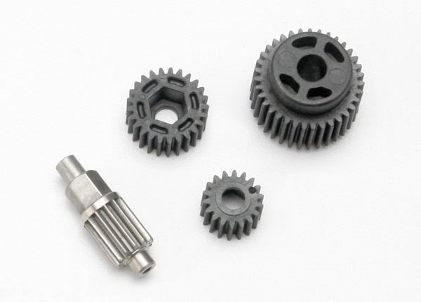 Traxxas 7093 - Gear Set Transmission (Includes 18T 25T Input Gears 13T idler gear (steel) 35T output gear M3x13.75 screw pin) - Hobby City NZ