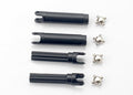 Traxxas 7150 - Half shafts left or right (internal splined half shaft (2)/external splined half shaft) (2))/ metal u-joints (4) (7540672266477)