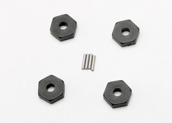 Traxxas 7154 - Wheel Hubs Hex (4)/ Axle Pins (1.5x8mm) (4) - Hobby City NZ