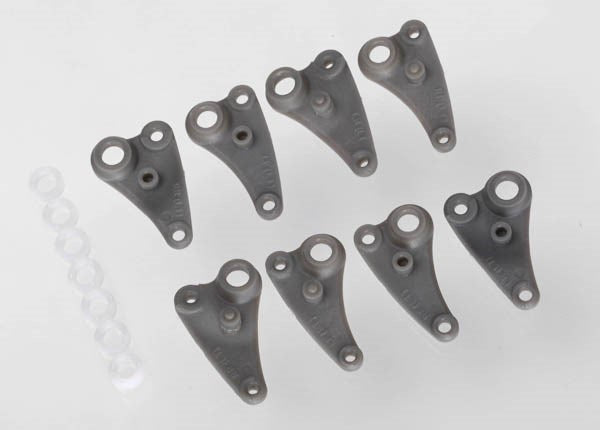 Traxxas 7156 - Rocker Arm Set Long Travel/ Plastic Bushings (8) (769130201137)