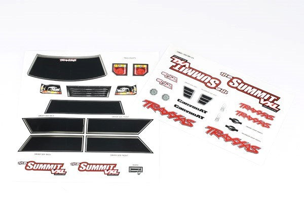 Traxxas 7213 - Decal sheets 1/16th Summit (769130627121)
