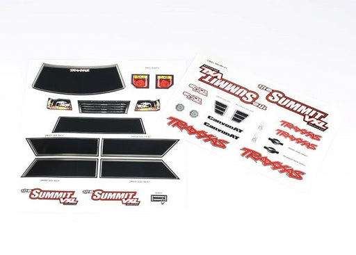 Traxxas 7213 - Decal sheets 1/16th Summit - Hobby City NZ