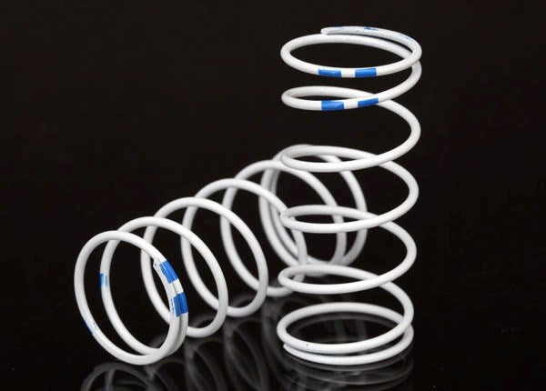 Traxxas 7448 - Spring shock white (GTR long) (0.892 rate blue) (1 pair)