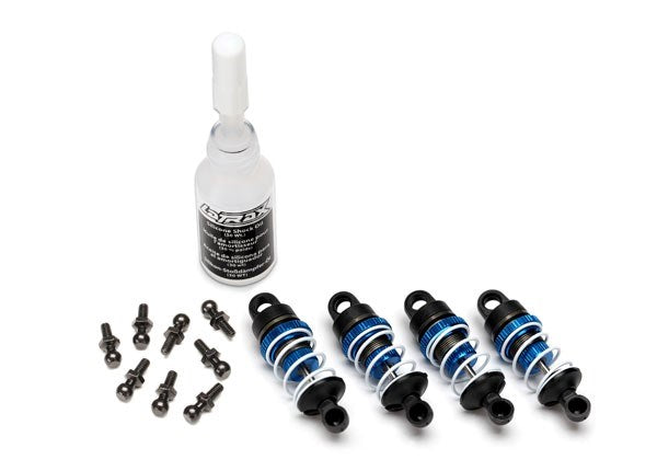 Traxxas Aluminium Blue-Anodized Assembled Shocks RC Shock Absorber (4)