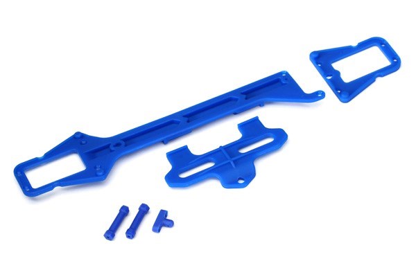Traxxas 7623 - Upper Chassis (Long)/ Battery Hold Down