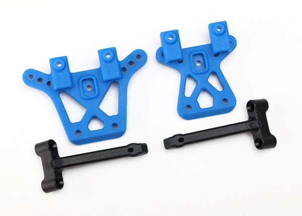 Traxxas 7637 - Shock tower front (1) rear (1)/ shock tower brace (2)