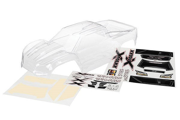Traxxas 7711 - Body X-Maxx (Clear Trimmed Requires Painting)/ Window