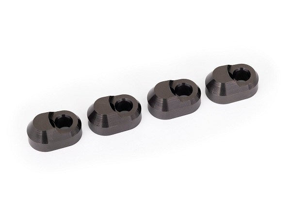 Traxxas 7743 Suspension pin retainer 6061-T6 aluminum (gray-anodized) (4) (8264973844717)