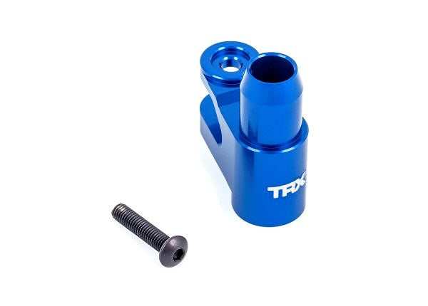Traxxas 7747 Servo horn steering 6061-T6 aluminum (blue-anodized) - Hobby City NZ