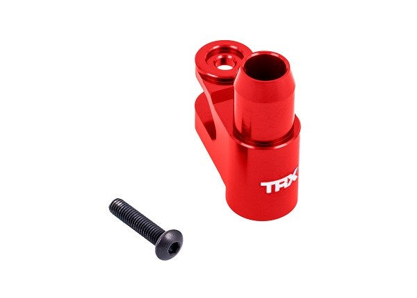 Traxxas 7747 Servo horn steering 6061-T6 aluminum (red-anodized) - Hobby City NZ