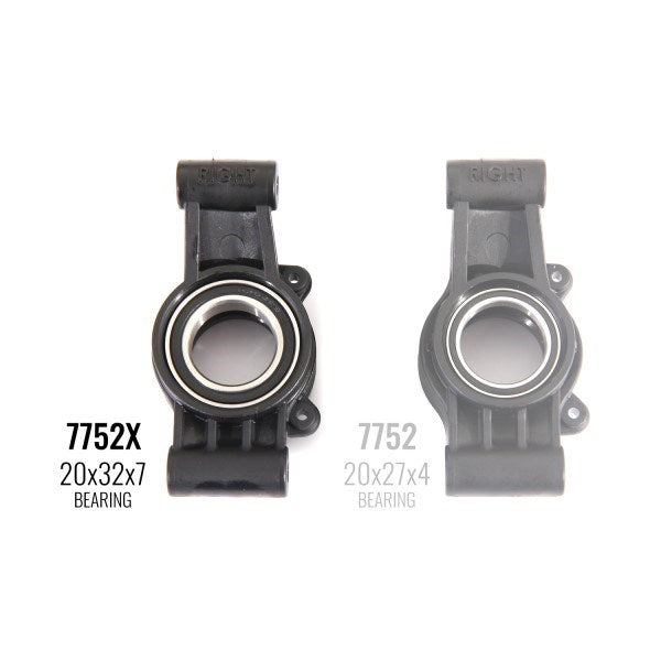 Traxxas 7752X - Carriers stub axle (left and right) (requires 20x32x7 ball bearings) - Hobby City NZ