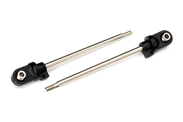 Traxxas 7763 - Shaft GTX shock 110mm (assembled with rod ends & hollow balls) (steel chrome finish) (2) (7622652657901)