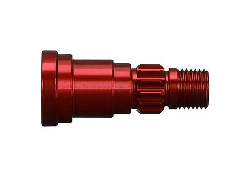 Traxxas 7768R - Stub axle aluminum (red-anodized) (1) (for use only with #7750X driveshaft) - Hobby City NZ