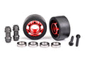 Traxxas 7775R Wheels wheelie bar 6061-T6 aluminum red-anodized (8120448319725)