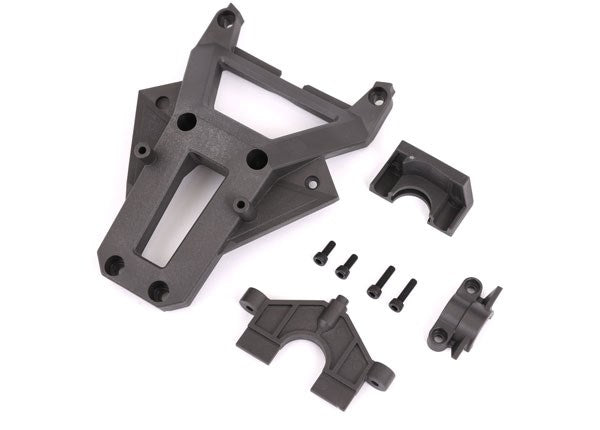 Traxxas 7820 Servo mount/ bulkhead cover/ chassis brace/ steering cover /3x12mm CS (2) (8177833017581)