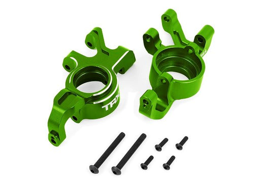 Traxxas 7836 Steering blocks 6061-T6 aluminum (green-anodized) - Hobby City NZ