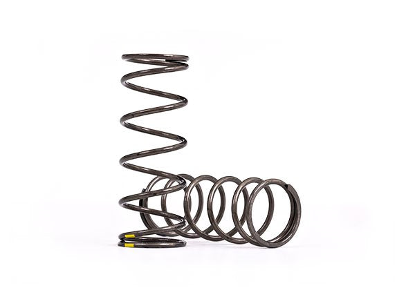 Traxxas 7846 Springs shock medium (natural finish) (GTX) (5.543 rate yellow stripe) (2) (8150706127085)
