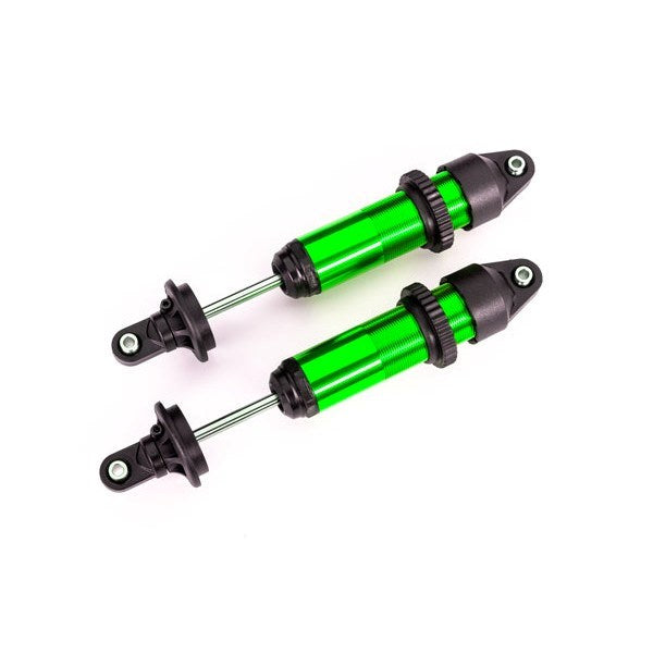 Traxxas 7861G - Shocks GTX medium (aluminum green-anodized) (fully assembled w/o springs) (2)