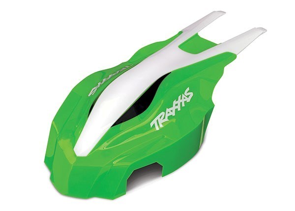 Traxxas 7914 - Canopy Front Green/White Aton