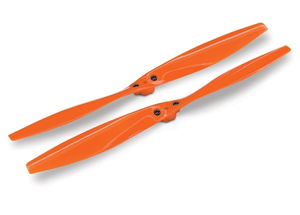 Traxxas 7930 - Rotor Blade Set Orange (2) (With Screws) - Hobby City NZ
