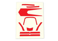 Traxxas 7980 - Decals High Visibility Red (769141014577)