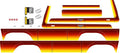 Traxxas 8078 - Decal Sheet Bronco Sunset (fits #8010 body) (789137358897)