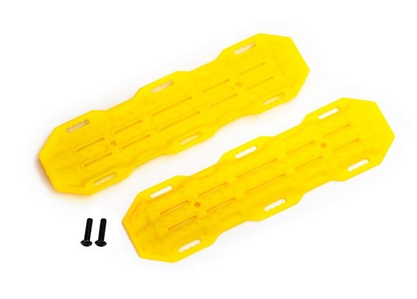 Traxxas 8121A Traction boards yellow/ mounting hardware (7654621839597)