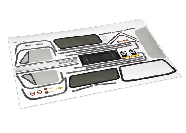 Traxxas 8131 Decal sheet Chevrolet Blazer (1979) (7650718089453)
