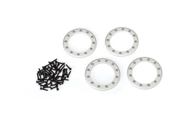 Traxxas 8169 - Beadlock Rings Satin (1.9') (Aluminum) (4)/ 2X10 Cs (48) (7540685570285)