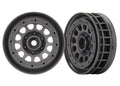 Traxxas 8173A - Wheels Method 105 1.9' (Charcoal Gray Beadlock) (Beadlock Rings Sold Separately) (789138636849)