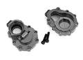 Traxxas 8253A Portal housings inner (rear) charcoal gray-anodized aluminum (8827997421805)