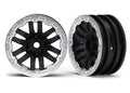 Traxxas 8271X Wheels TRX-4 1.9 (satin beadlock) (2) (7647762153709)