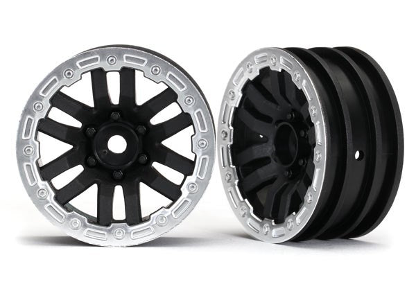 Traxxas 8271X Wheels TRX-4 1.9 (satin beadlock) (2) (7647762153709)