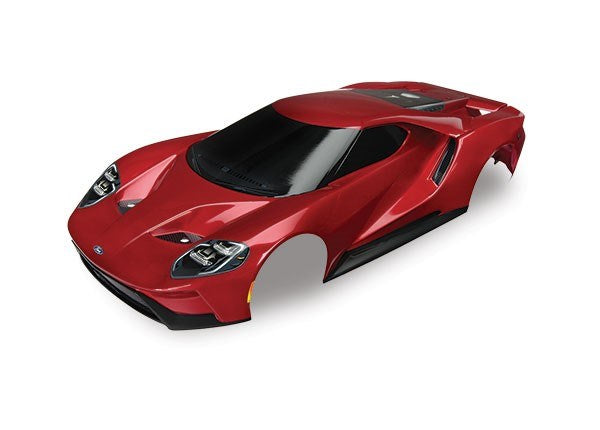 Traxxas 8311R - Body Ford Gt Red (Painted Decals Applied) (769287094321)