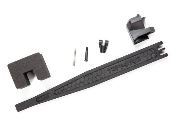 Traxxas 8326 Battery hold-down/ battery clip/ hold-down post/ foam spacer/ screw pin (for 288mm wheelbase) (8120451301613)