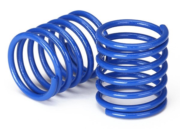 Traxxas 8362X - Spring shock (blue) (2) (8827990507757)