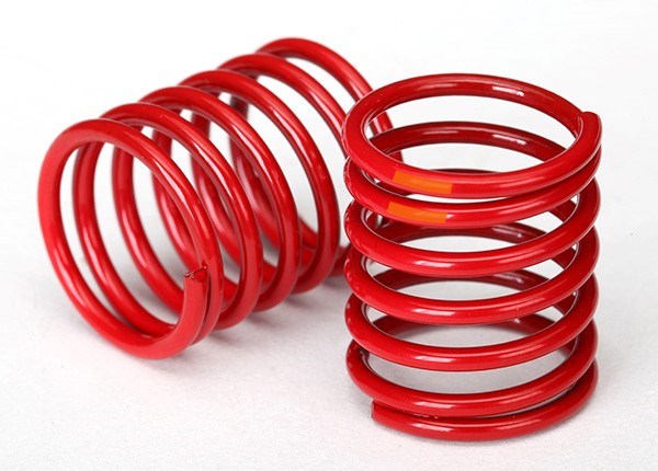 Traxxas 8365 - Spring Shock (Red) (3.325 Rate Orange Stripe) (2) (769145569329)
