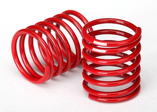 Traxxas 8366 - Spring Shock (Red) (2.8 Rate White Stripe) (2) (769145602097)