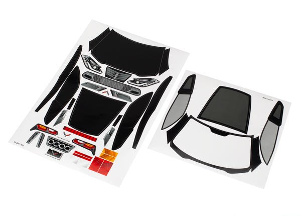 Traxxas 8387 - Decal sheets Chevrolet Corvette Z06